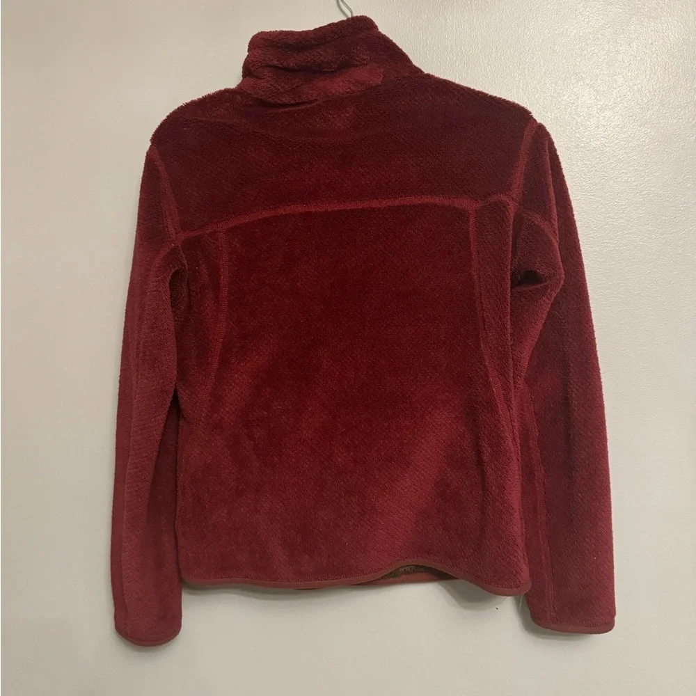 Patagonia Burgundy Fleece Pullover - Picture 3 of 4
